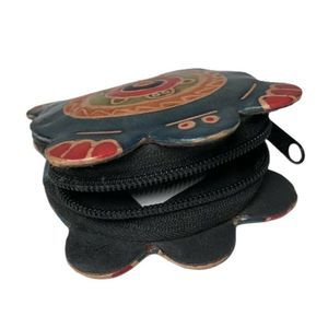 MOMBASA PURSE TURTLE LEATHER COLORFUL Coin Purse